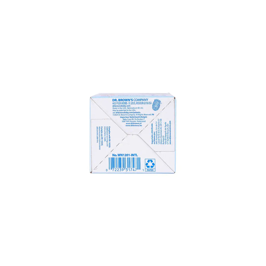 57619-Dr Browns Anti-Colic Slow Flow Wild-Neck 2 Nipples(0m+)-7471 +4