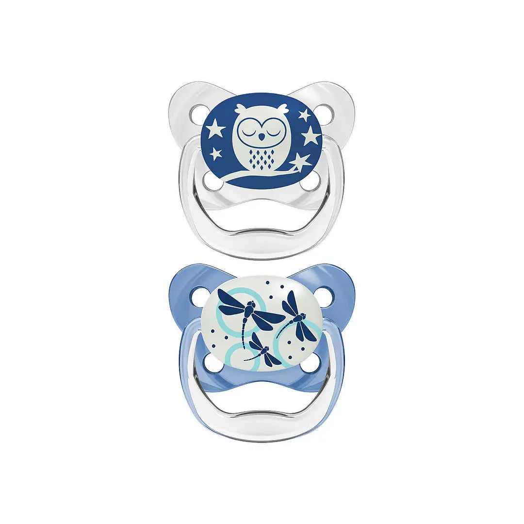 57621-Dr Browns PreVent Glows In The Dark Blue (0-6m)2packs-5261 +1