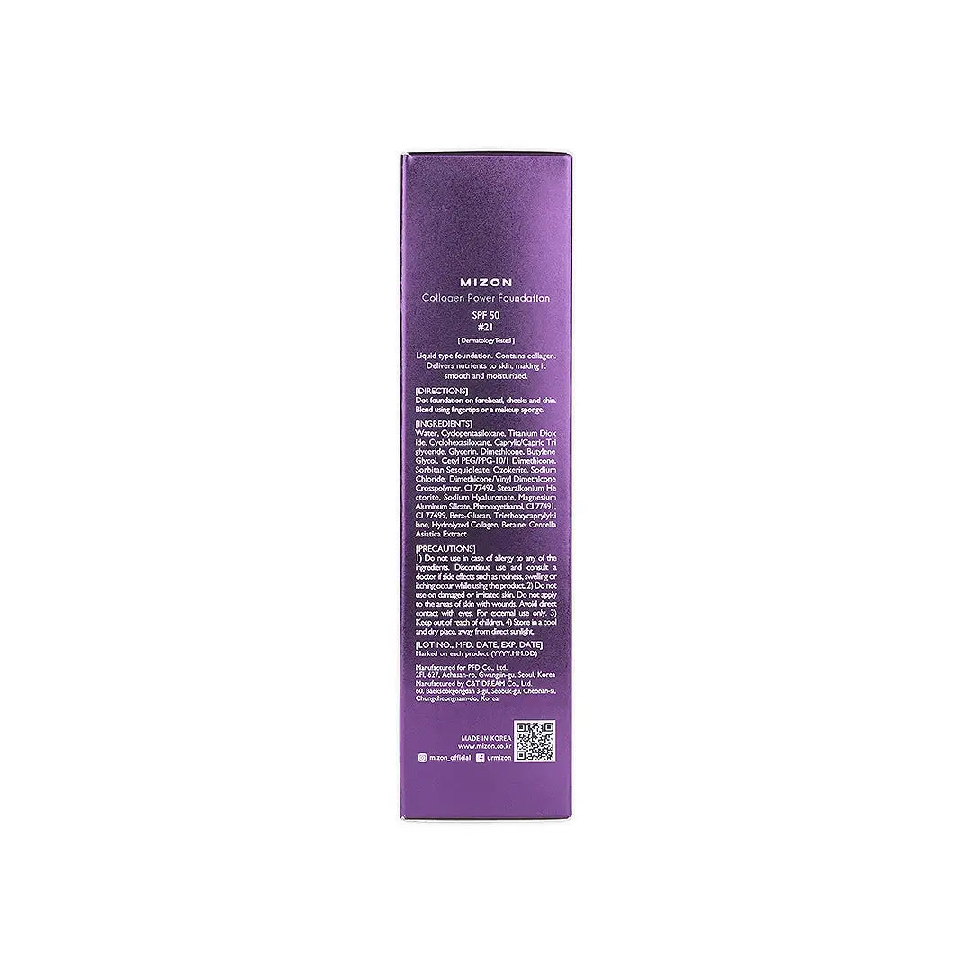 57633-MIZON Collagen Power Foundation Spf50 