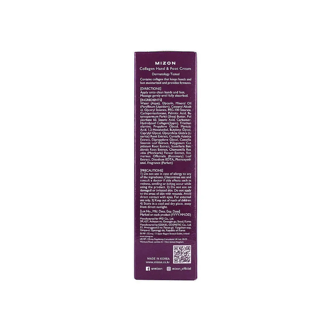 57635-MIZON Collagen Hand And Foot Cream 100ml-5515 +1