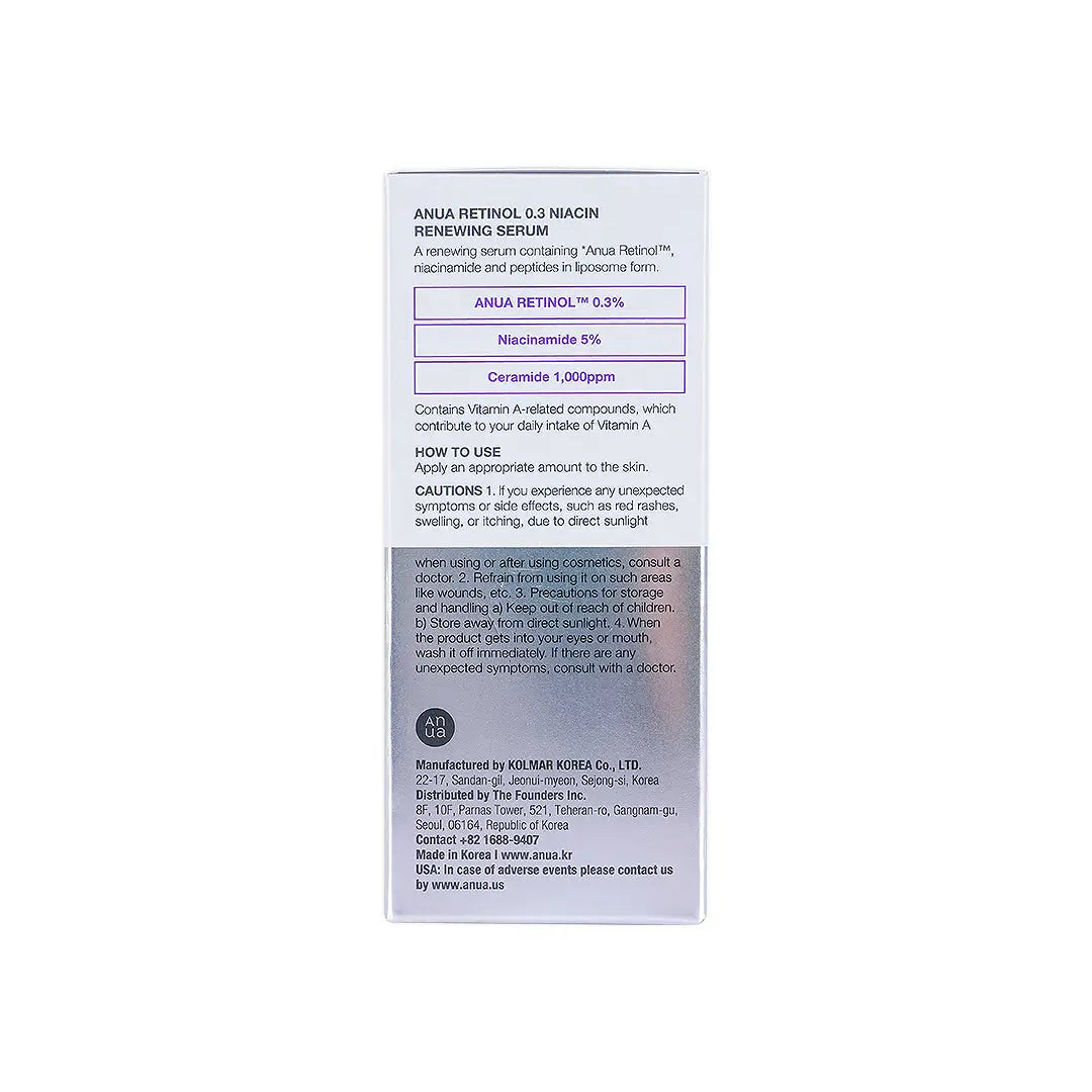 57640-Anua Renew 0.3% Serum – 30 ml +2
