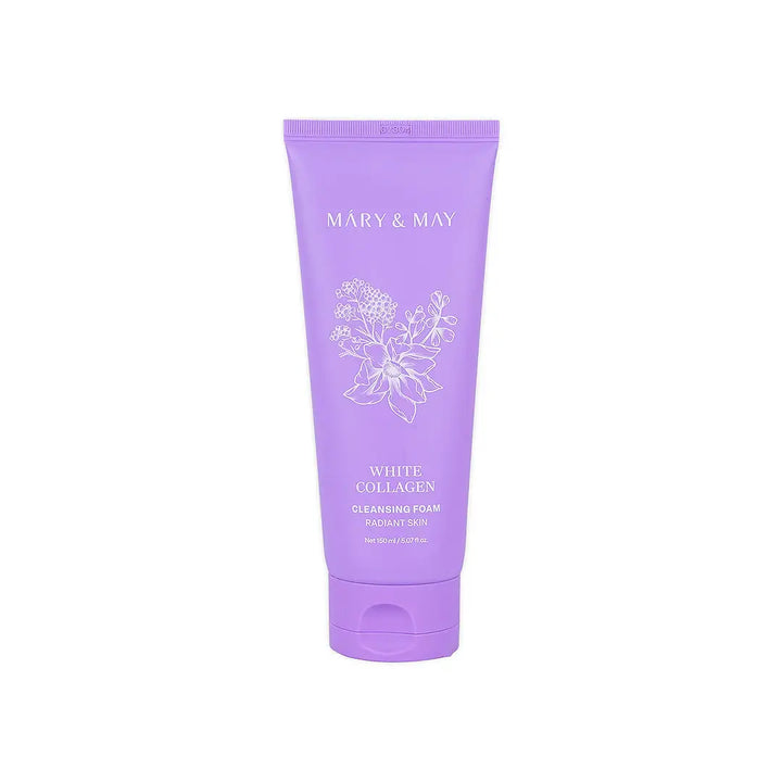 57641-Mary &amp; May White Collagen Cleansing Foam – 150ml +2