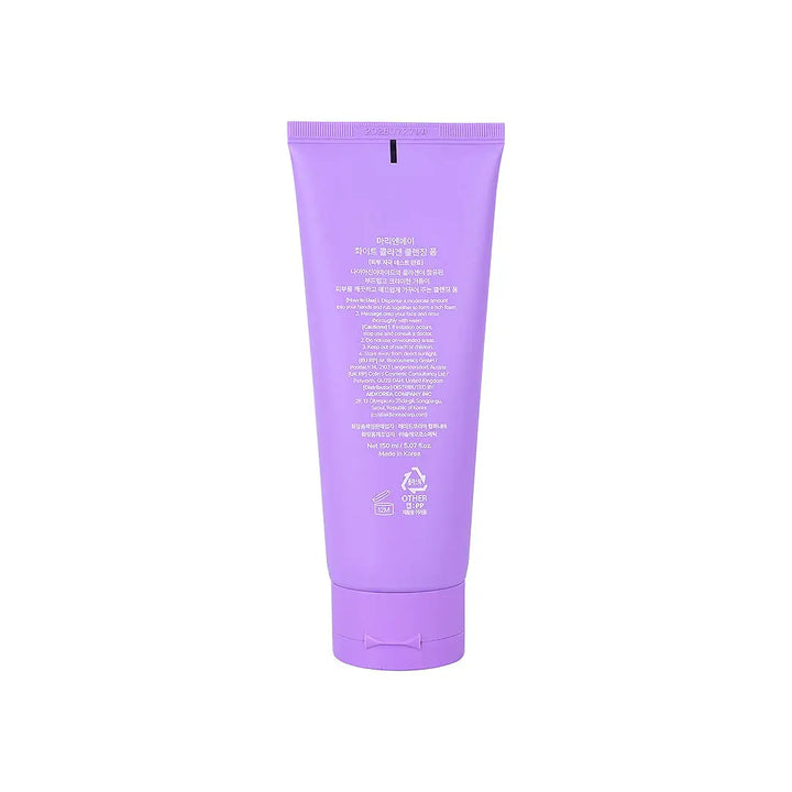 57641-Mary &amp; May White Collagen Cleansing Foam – 150ml +3