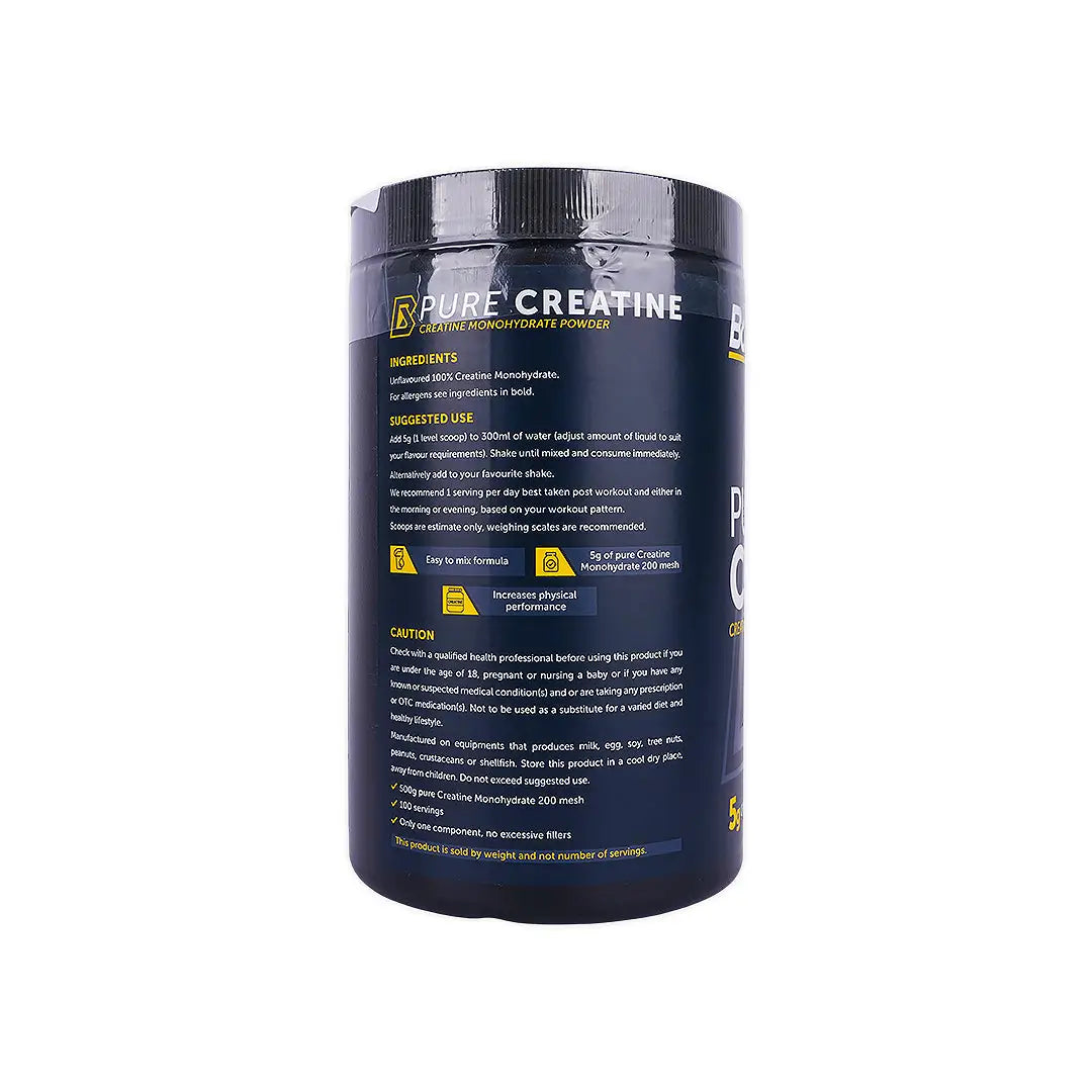 57659-Basix Pure Creatine Unflavoured, 500g +2