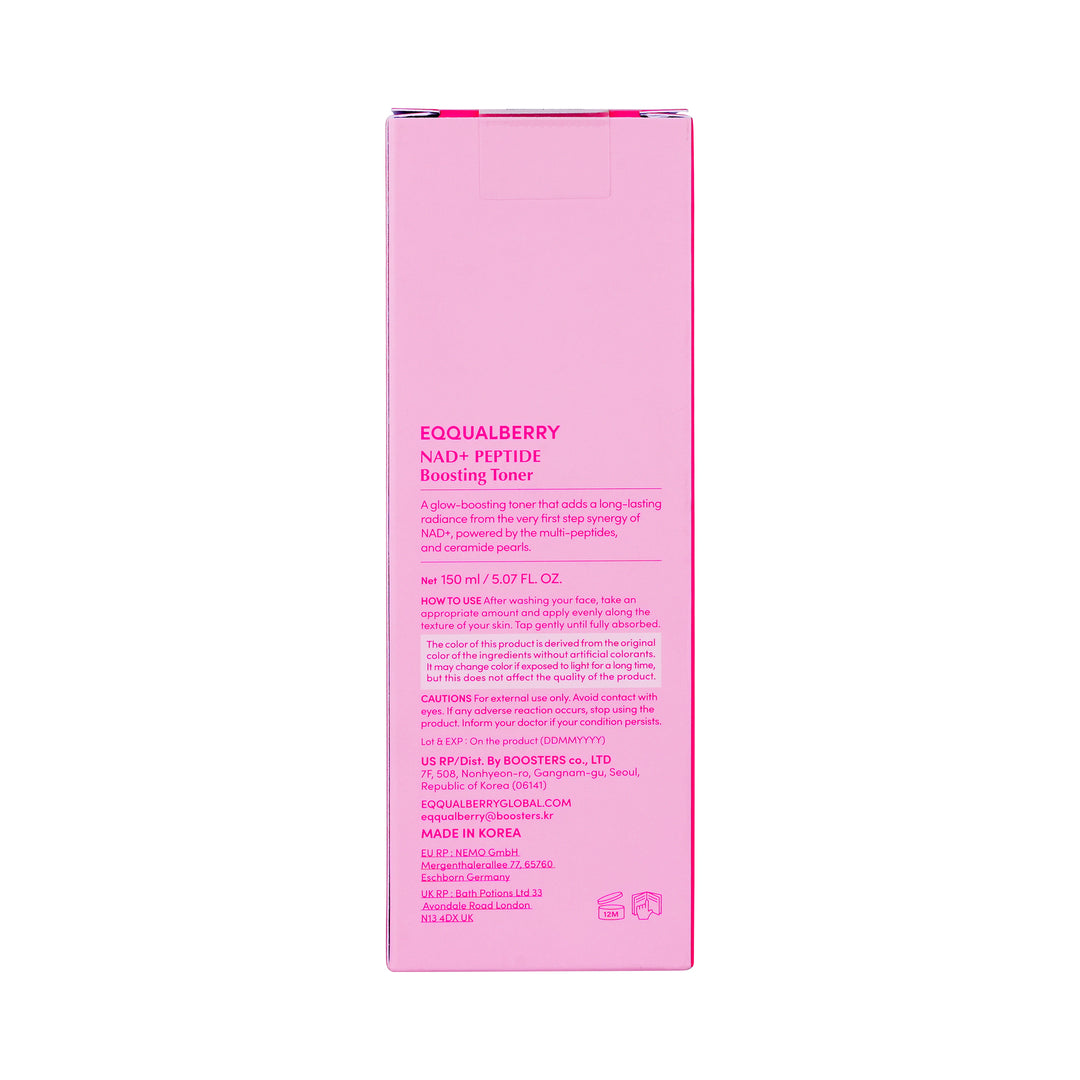 57662-Eqqual Berry NAD+PEPTIDE Boosting Toner 150ml-Lush Blush +4