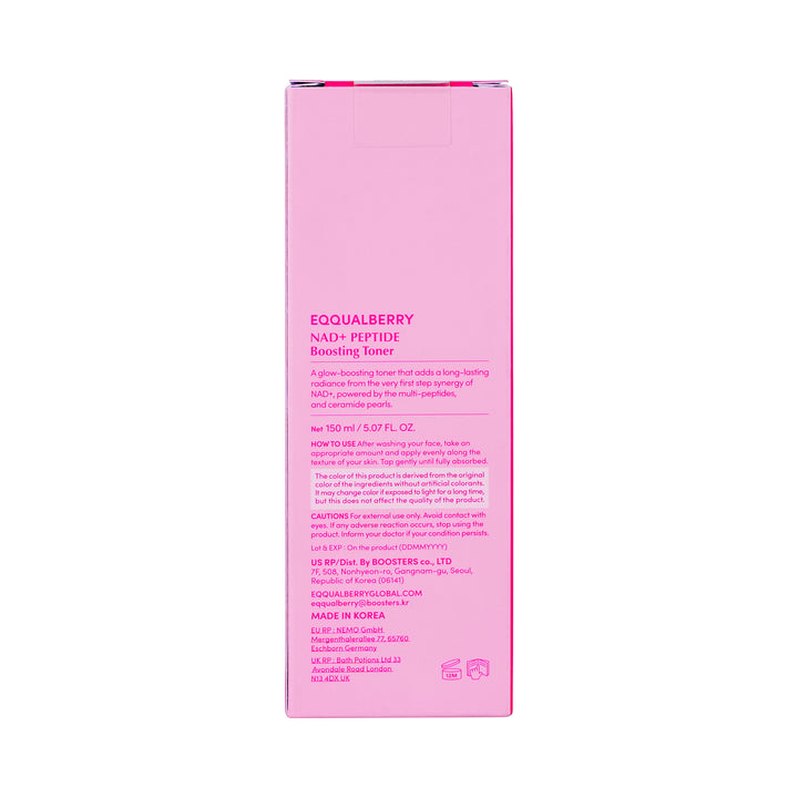 57662-Eqqual Berry NAD+PEPTIDE Boosting Toner 150ml-Lush Blush +4