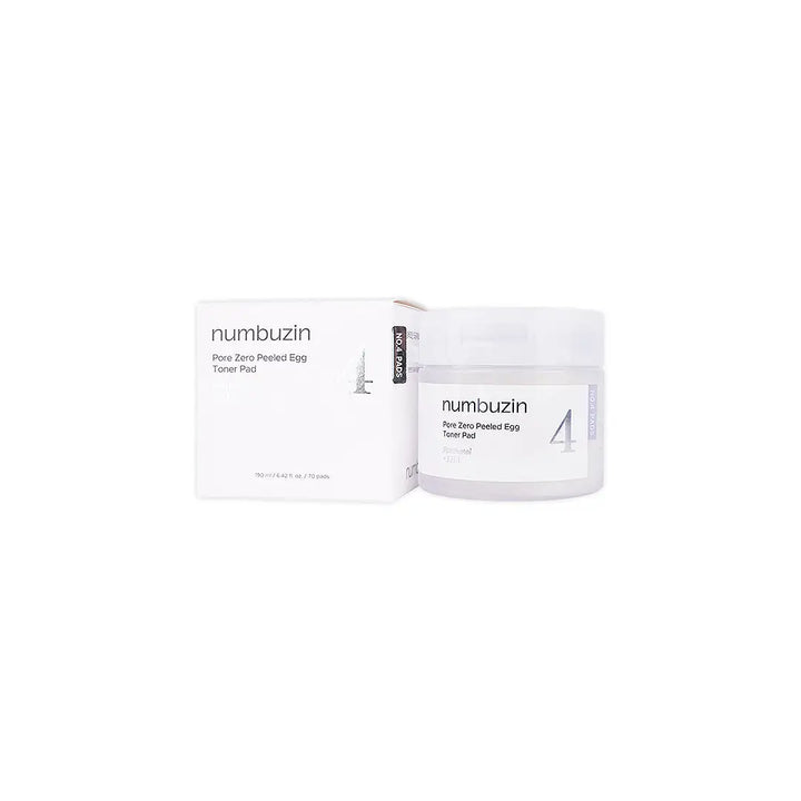 57665-Numbuzin No.4 Pore Zero Peeled Egg Toner Pad 190ml
