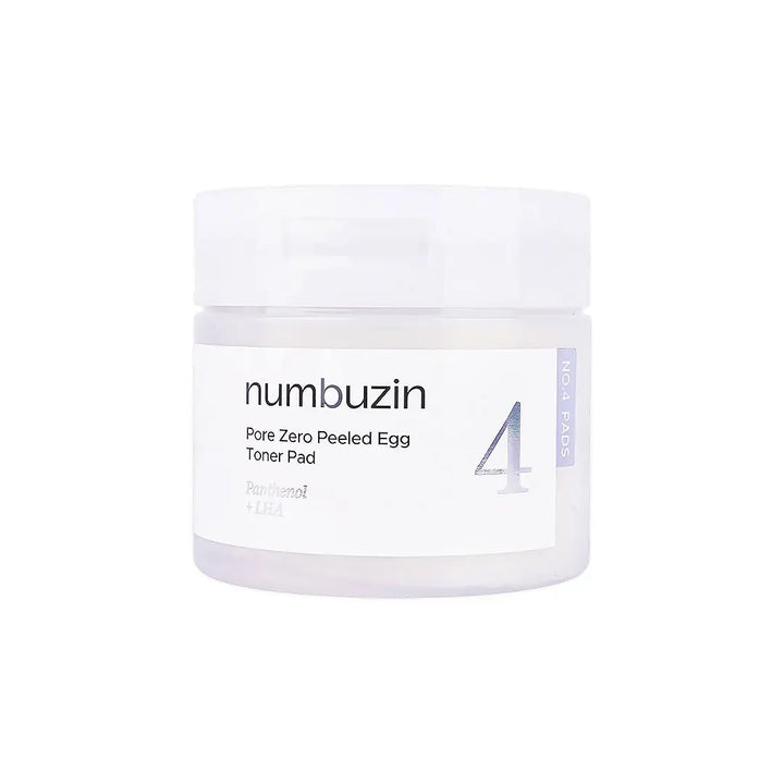 57665-Numbuzin No.4 Pore Zero Peeled Egg Toner Pad 190ml +2