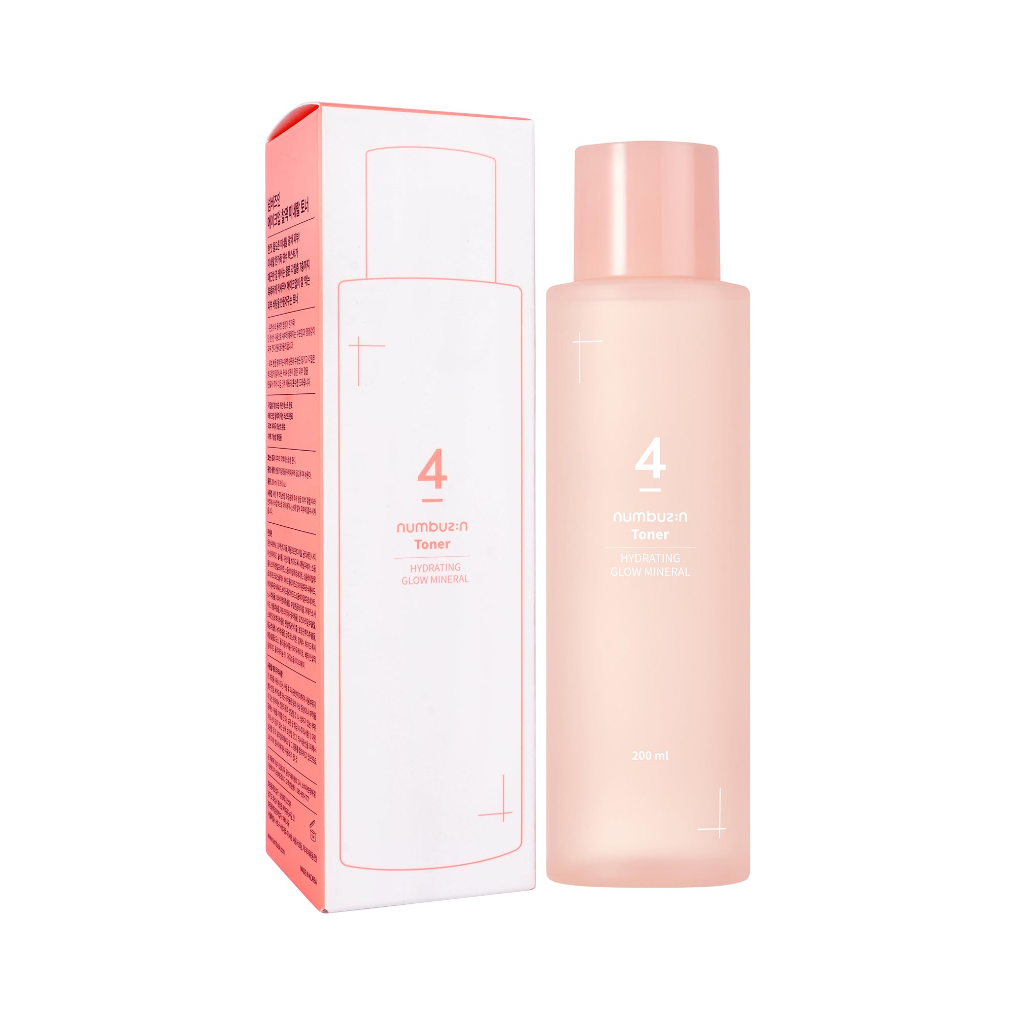 57666-Numbuzin No.4 Hydrating Glow Mineral Toner 200ml +2
