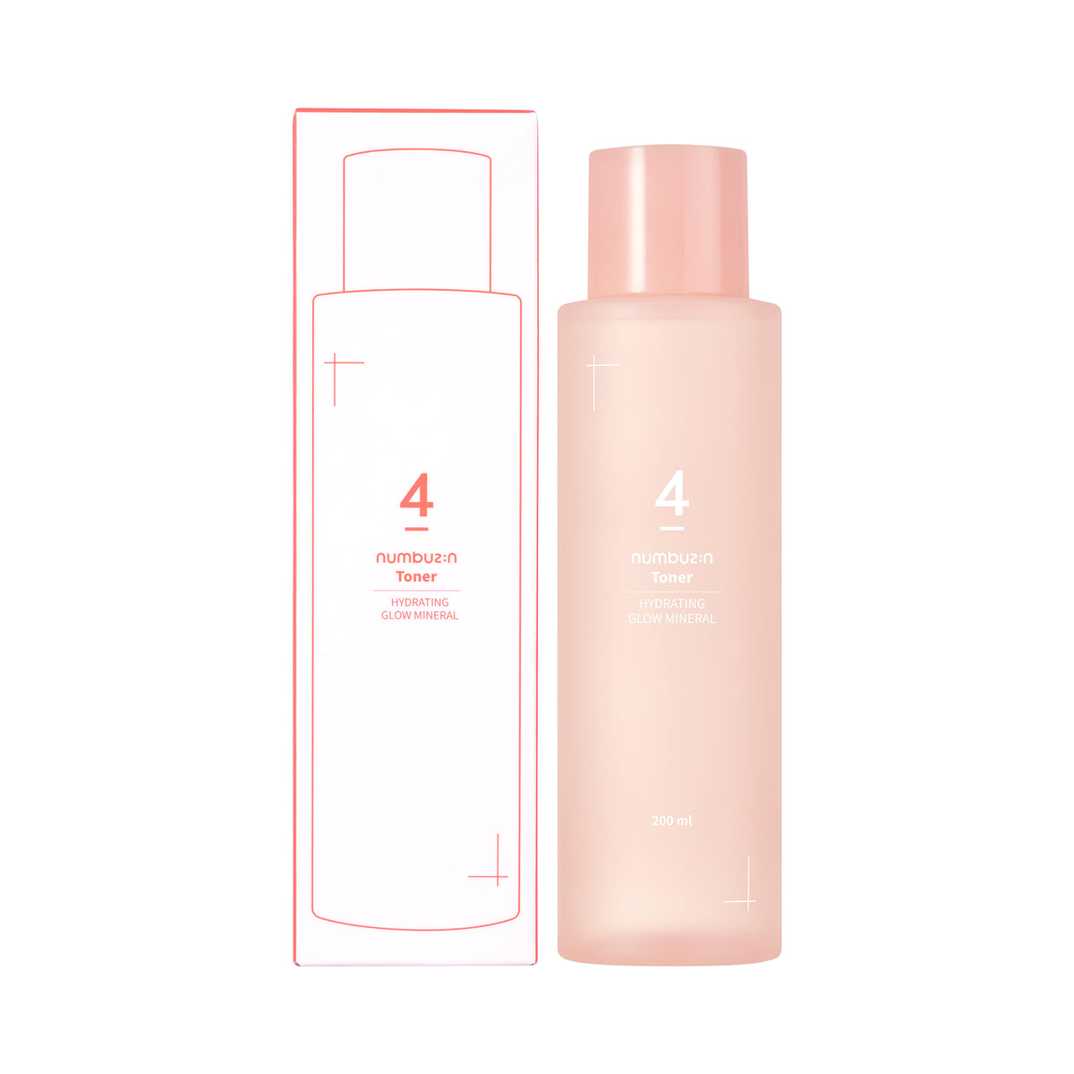 57666-Numbuzin No.4 Hydrating Glow Mineral Toner 200ml +1