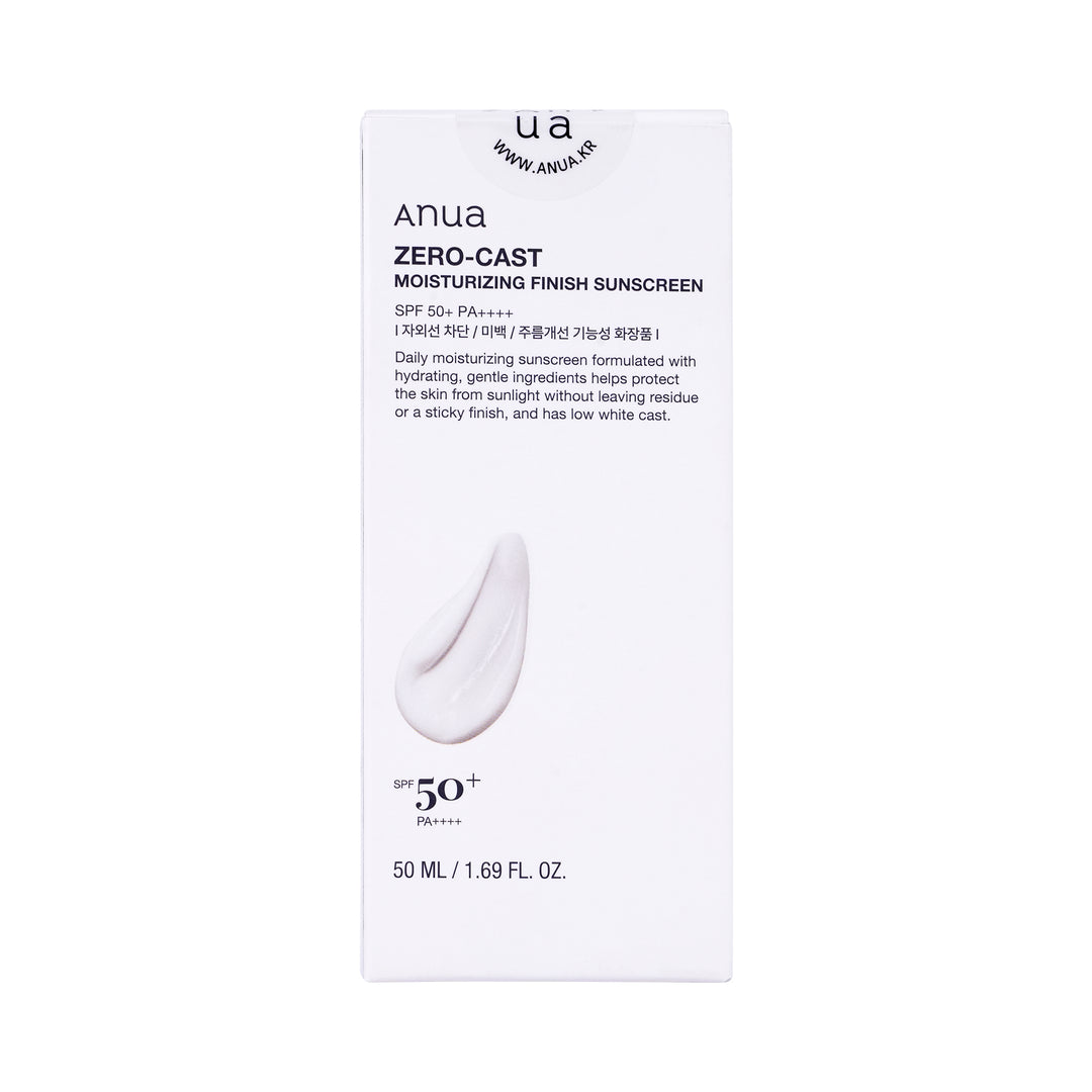 57668-Anua Zero-Cast Moisturizing Sunscreen Spf50+ PA++++ 50ml +5