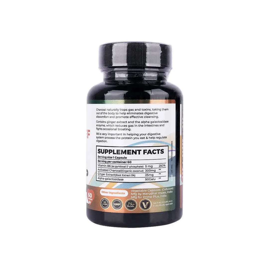 57678-Prime Plus Gas Relief 60 Capsules +1