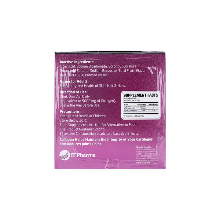 57686-Dermagen Liquid 5000mg/25ml 30 Vials-Tutti Frutti +1