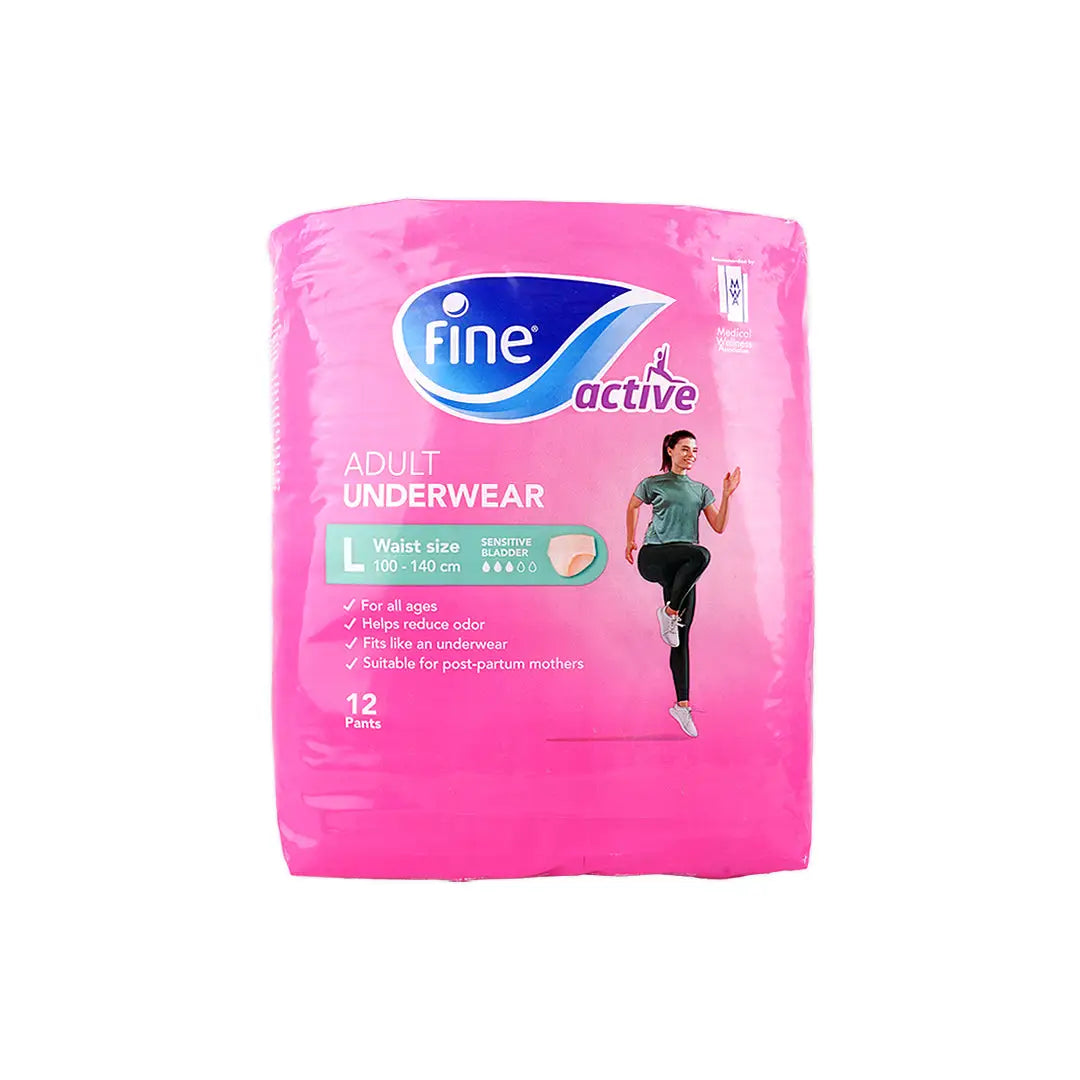 57696-Fine Adult Diaper Care Active Pull-Ups Large 12 Pcs