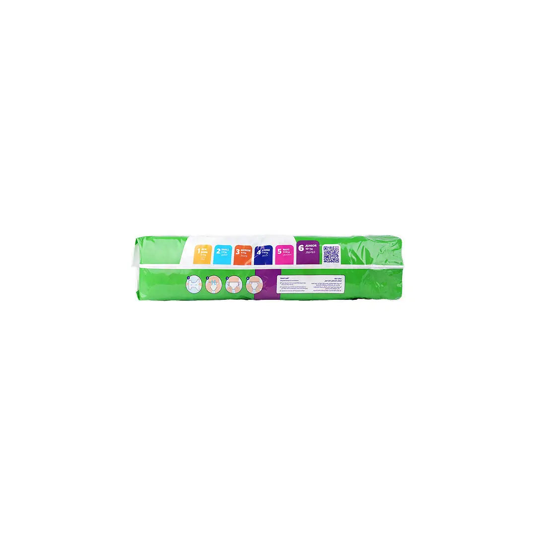 57702-Fine Baby Diaper Green Double Lock Jun No 6 Mega Pack 54 Pcs +2