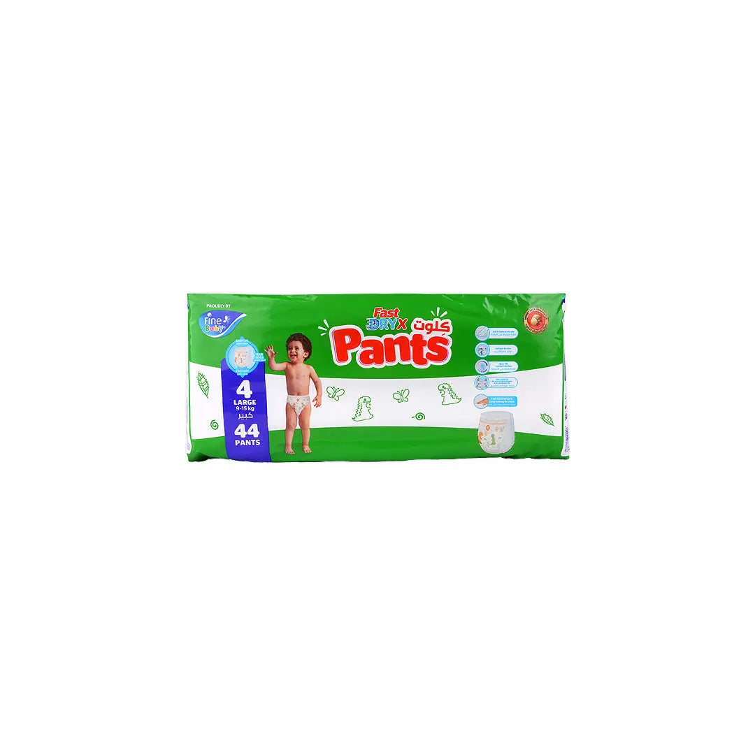 57703-Fine Baby Pull Up Easy Ons Large No.4 44 Pants +3