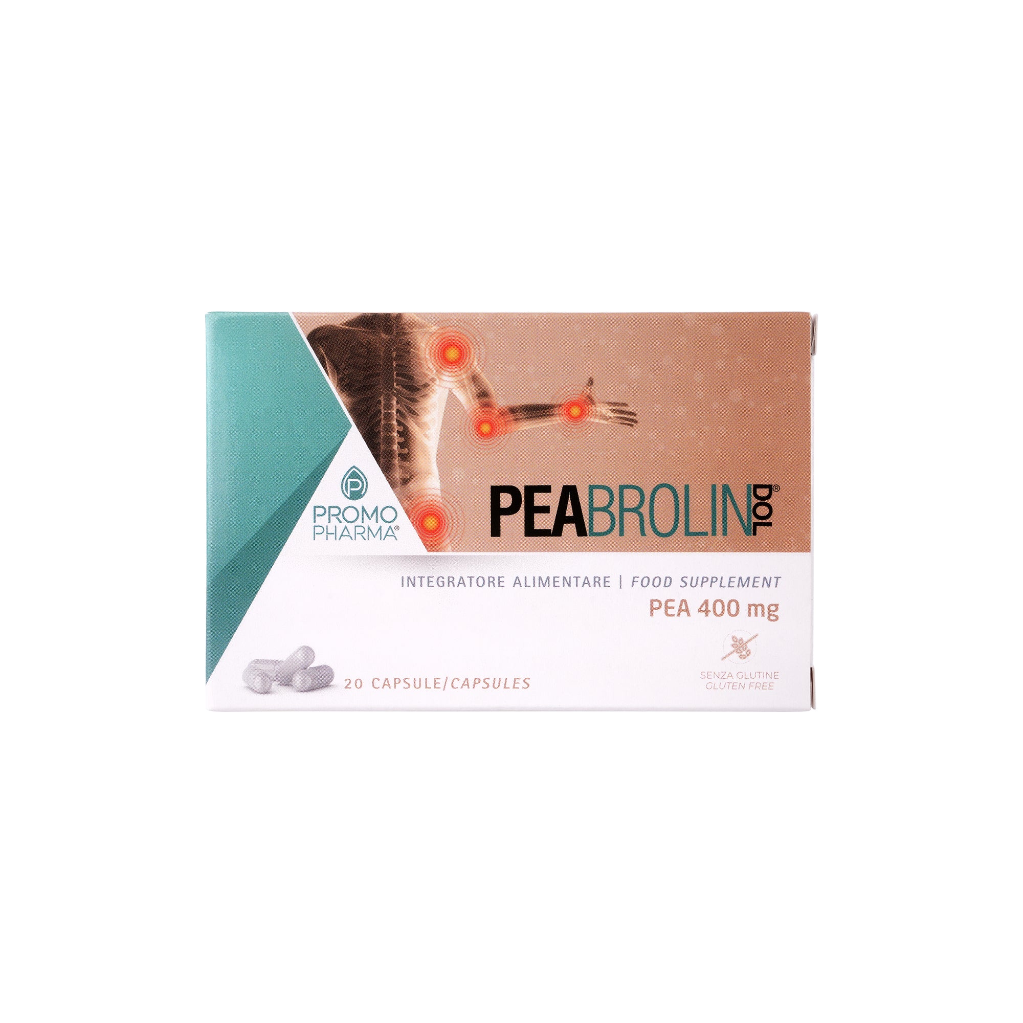 57707-Peabrolin 400mg 20 Capsules