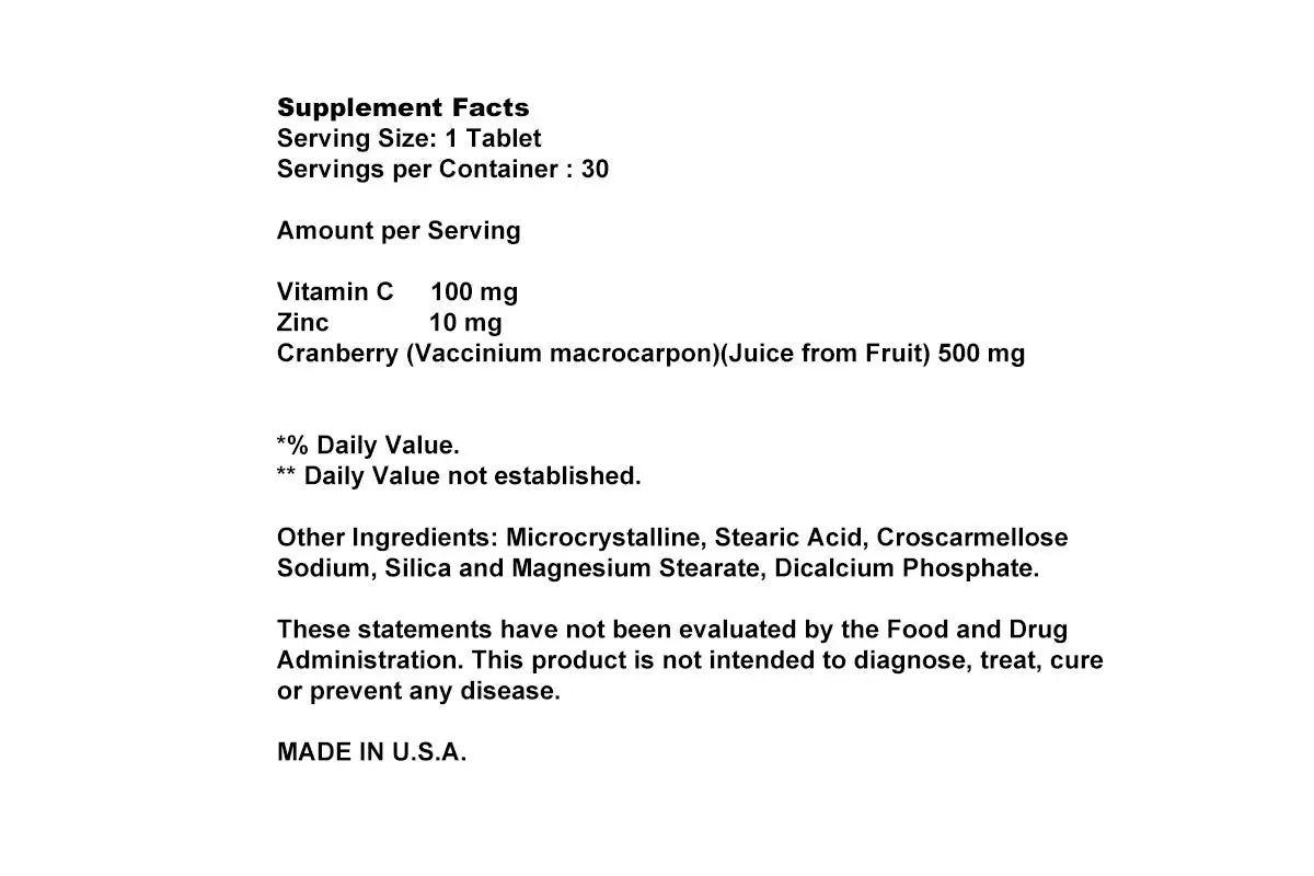 57711-Best Cranberry 30 Tablets +1