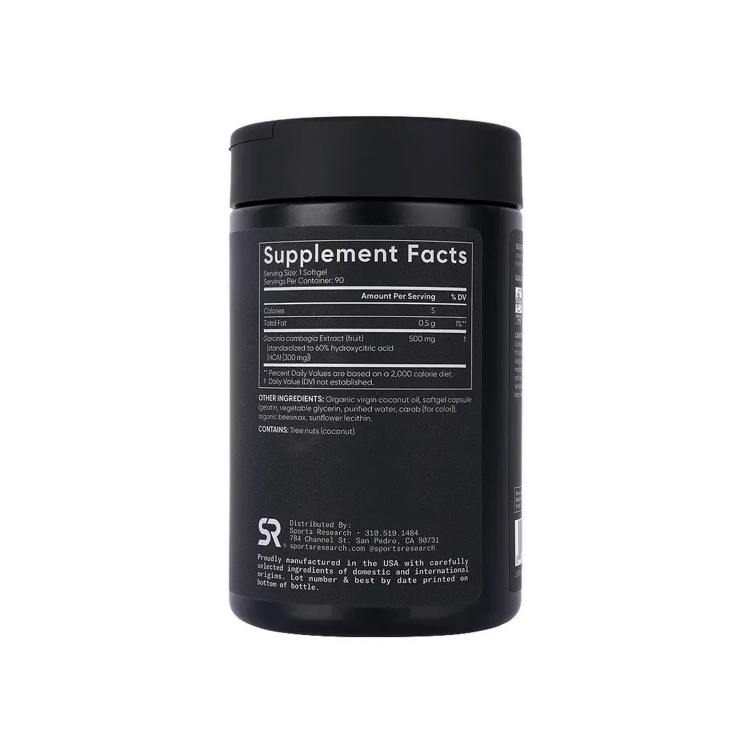 57718-Sports Research Garcinia Cambogia 90 Softgels +1