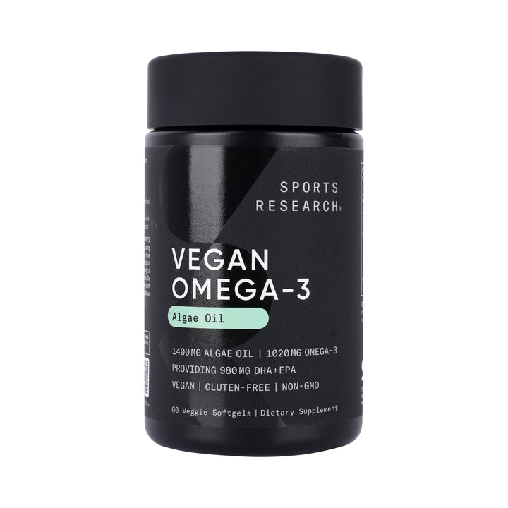 57724-Sports Research Vegan Omega - 3 Algae Oil 60 Veggie Softgels