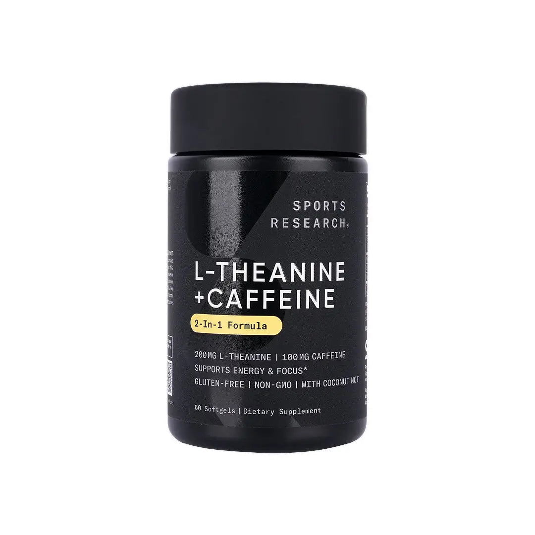 57725-Sports Research L - Theanine + Caffeine 60 Softgels