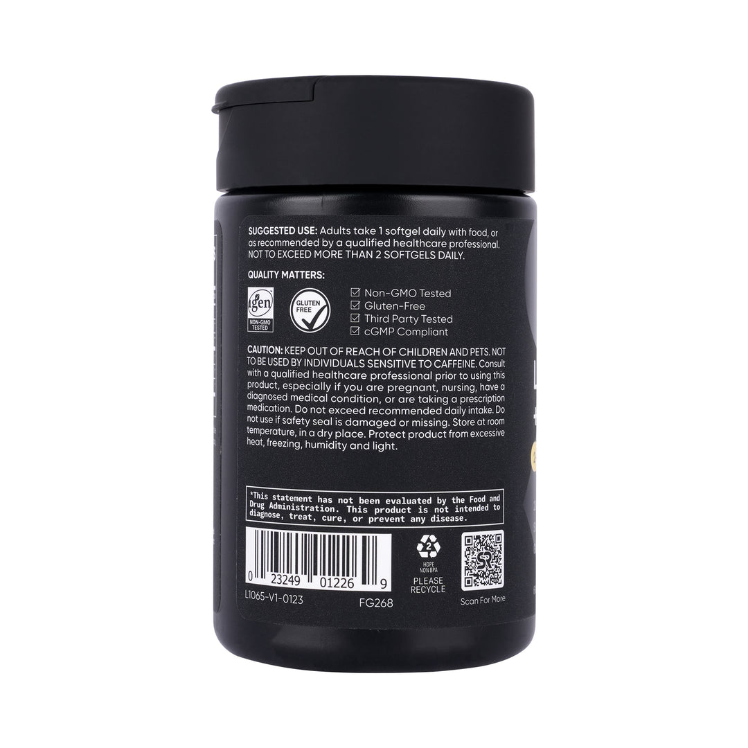 57725-Sports Research L - Theanine + Caffeine 60 Softgels +2