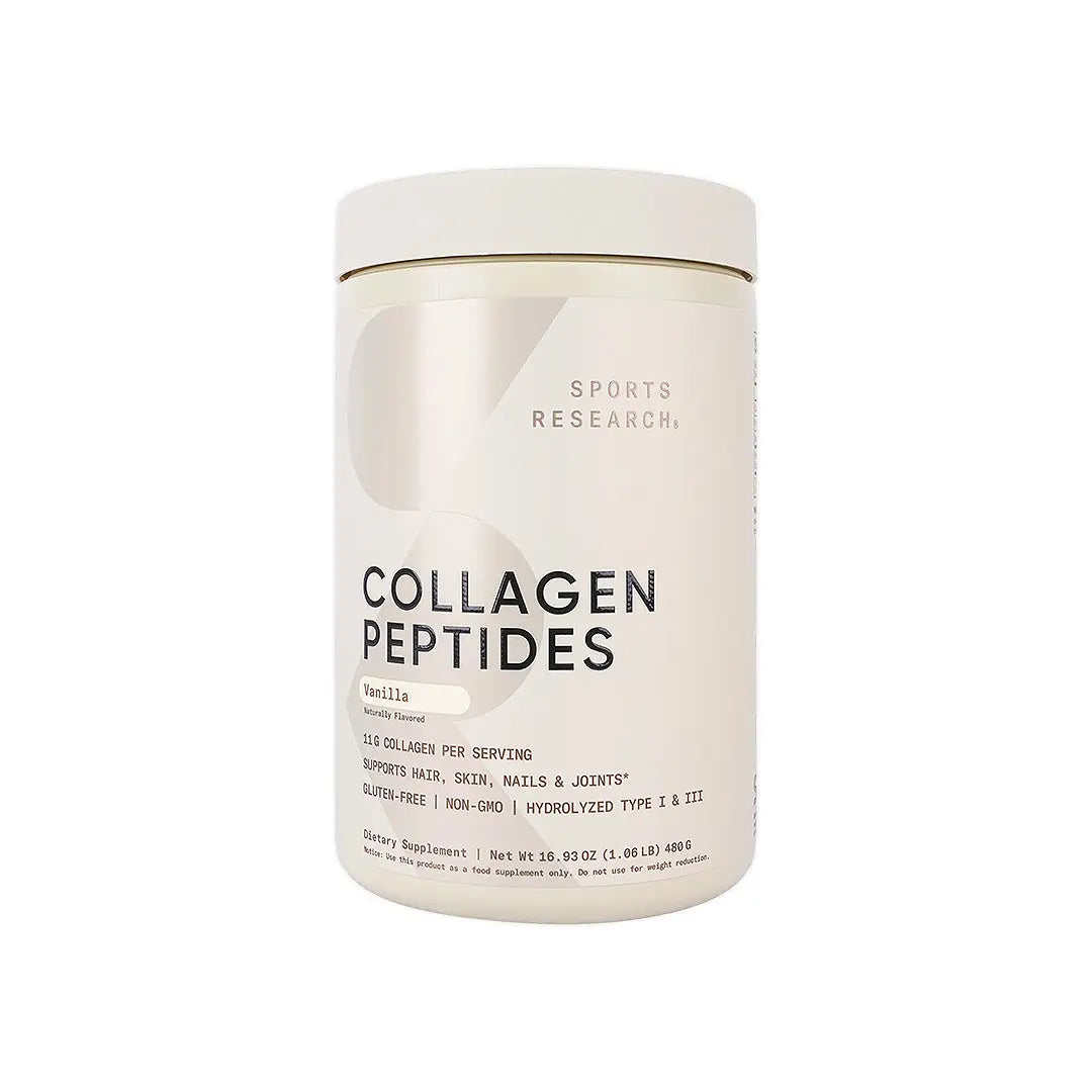 57727-Sports Research Collagen Peptides Vanilla 480g