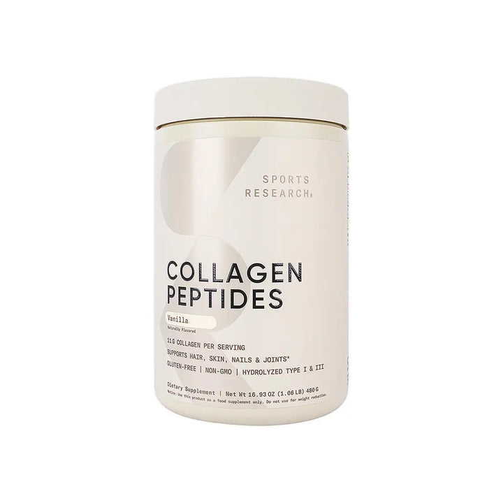 57727-Sports Research Collagen Peptides Vanilla 480g