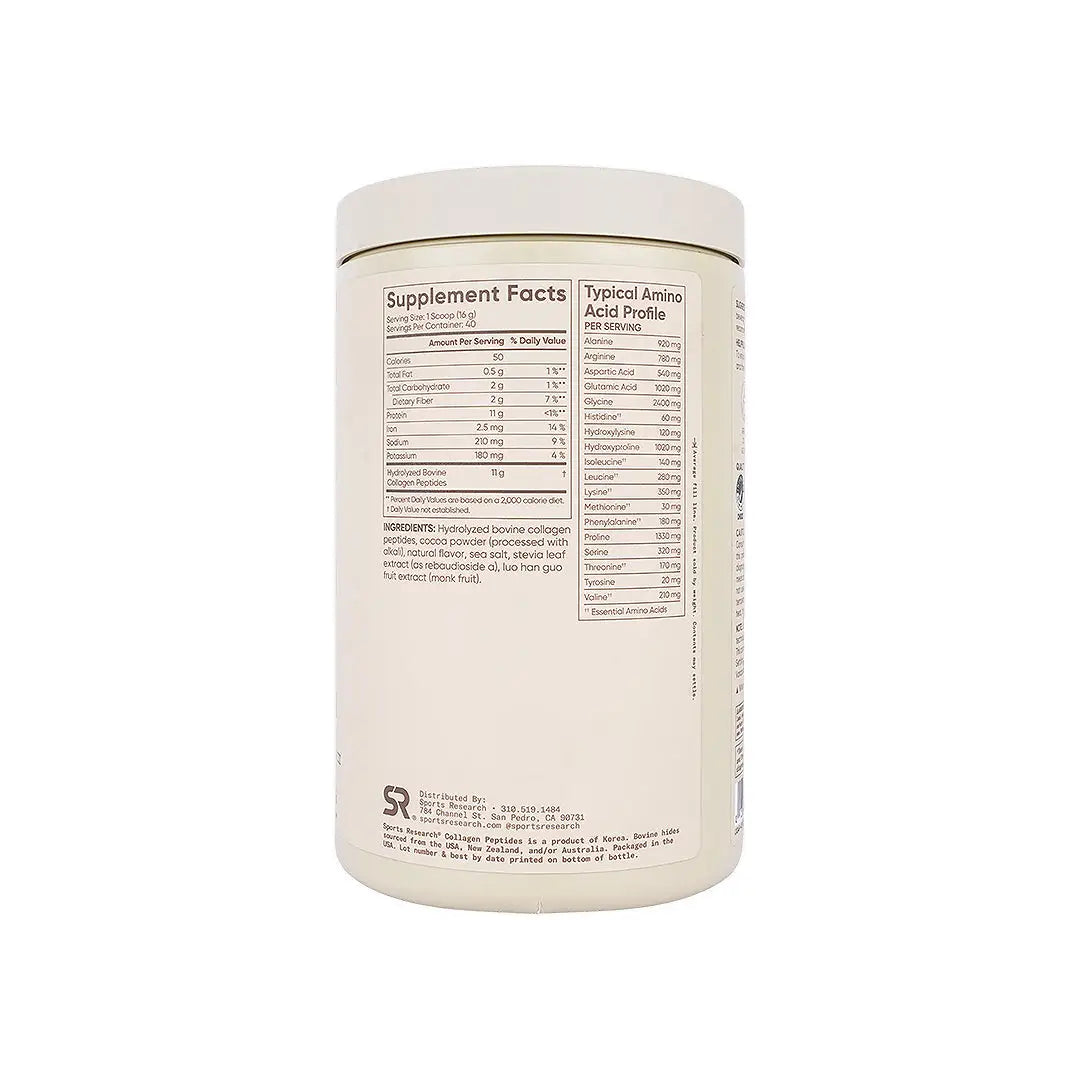 57730-Sports Research Collagen Peptides Dark Chocolate 640g +1