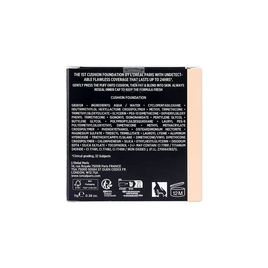 57746-L’Oreal Infaillible FDT 24H Fresh Wear Cushion 100 - Neutral +8