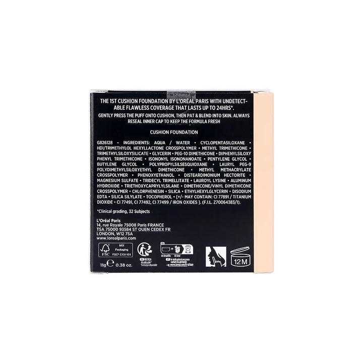 57746-L’Oreal Infaillible FDT 24H Fresh Wear Cushion 100 - Neutral +8
