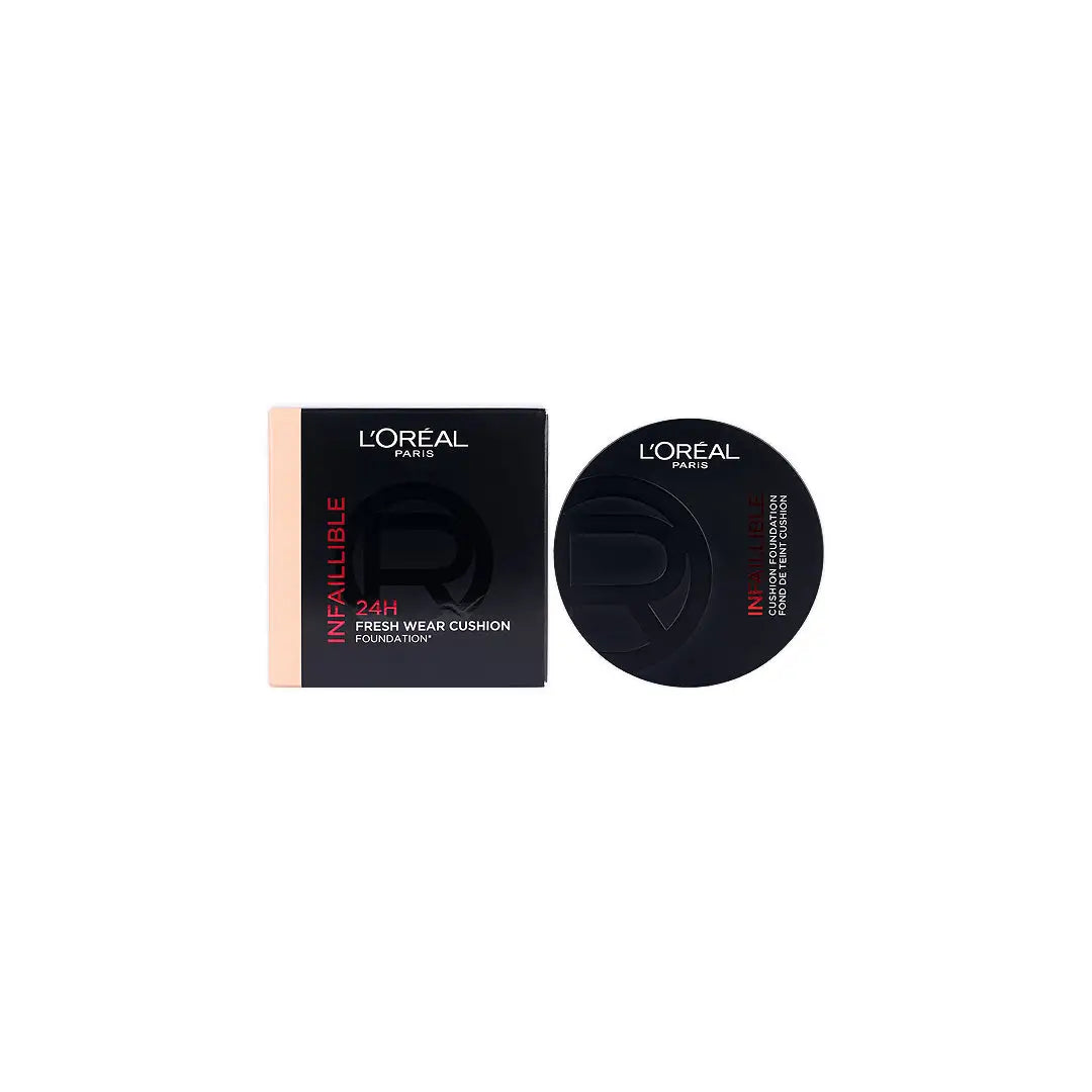 57747-L’Oreal Infaillible FDT 24H Fresh Wear Cushion 120 - Warm +9