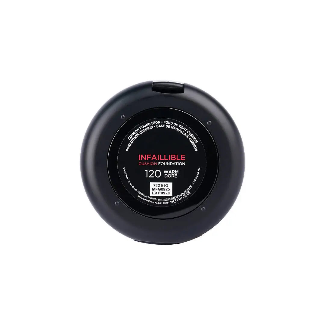 57747-L’Oreal Infaillible FDT 24H Fresh Wear Cushion 120 - Warm +7