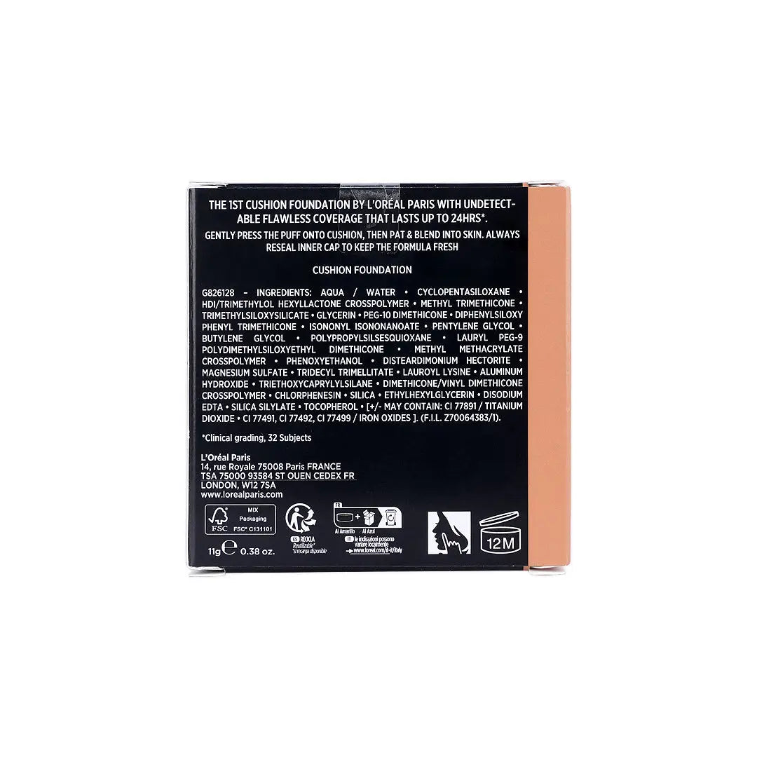 57751-L’Oreal Infaillible FDT 24H Fresh Wear Cushion 260 - Warm +9