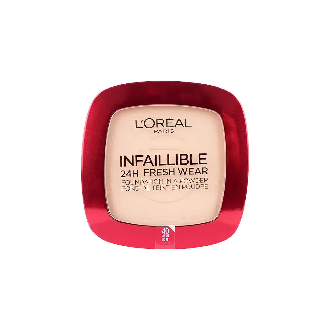 57756-L’Oréal Infaillible 24H Fresh Wear Powder 40 – Dore +4