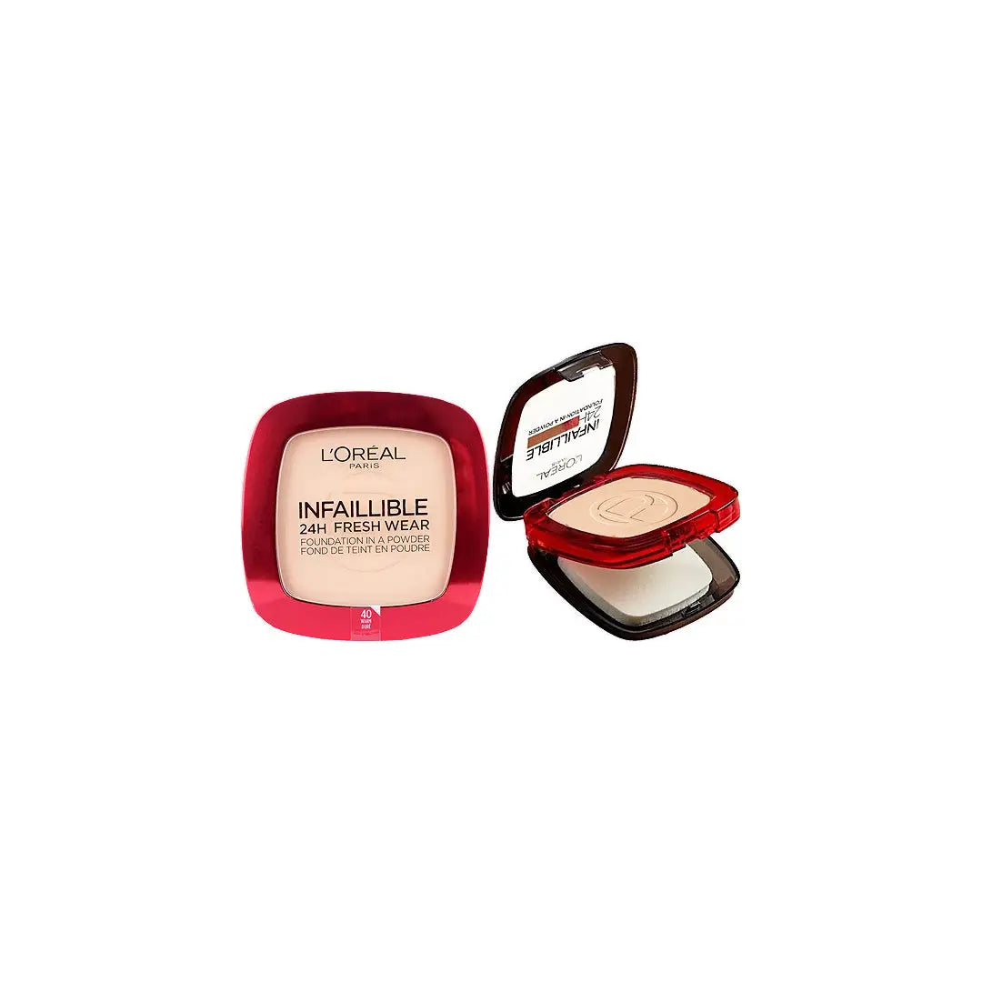 57756-L’Oréal Infaillible 24H Fresh Wear Powder 40 – Dore +1