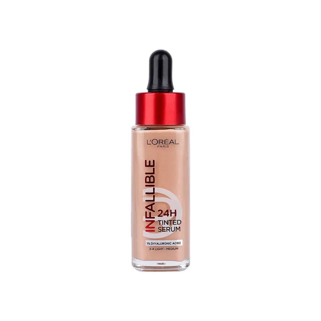57760-L’Oreal Infallible 24H Tinted Serum 30ml 3-4  Light Medium