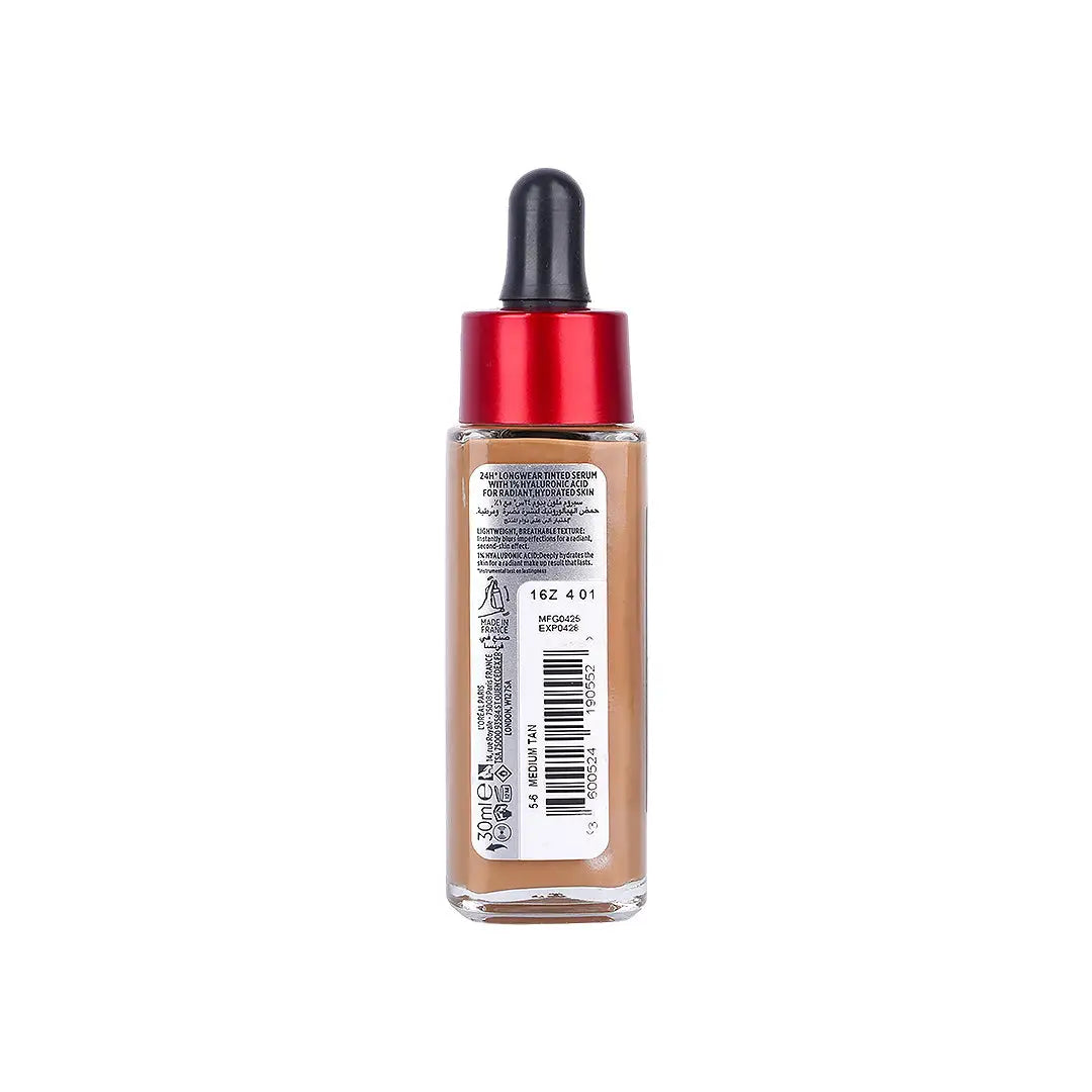 57761-L’Oreal Infallible 24H Tinted Serum 30ml 5-6 Medium Tan +3