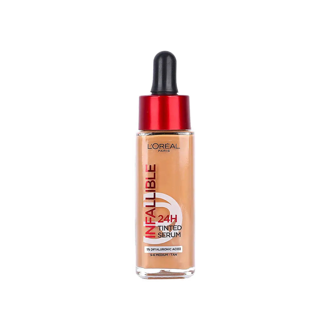 57761-L’Oreal Infallible 24H Tinted Serum 30ml 5-6 Medium Tan