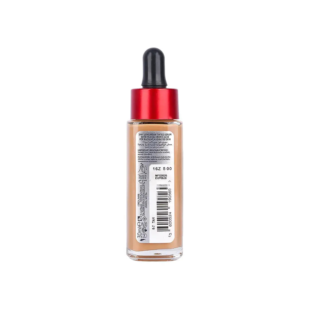 57762-L’Oreal Infallible 24H Tinted Serum 30ml 6-7 Tan +3