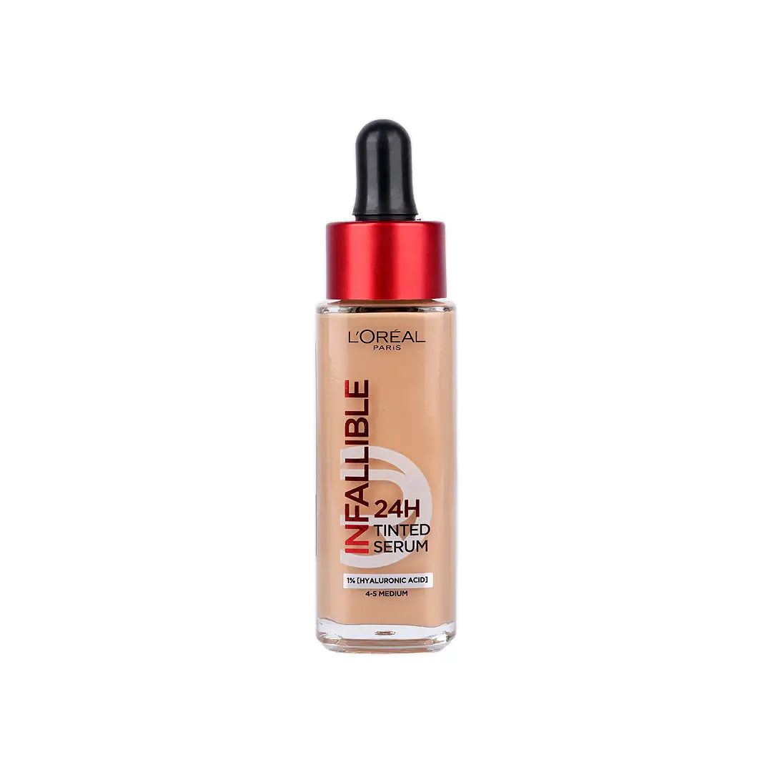 57763-L’Oreal Infallible 24H Tinted Serum 30ml 4-5 Medium
