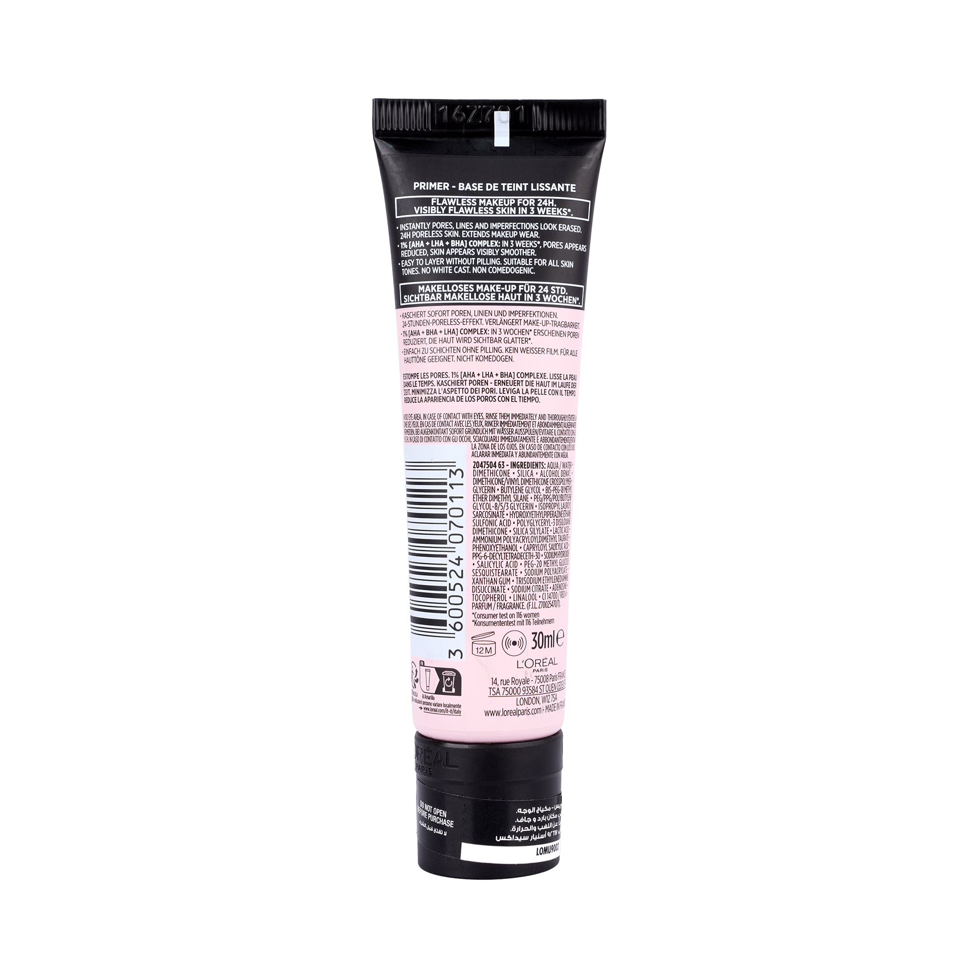 57796-Loreal Prime Lab 24H Pore Minimiser 30ml +2