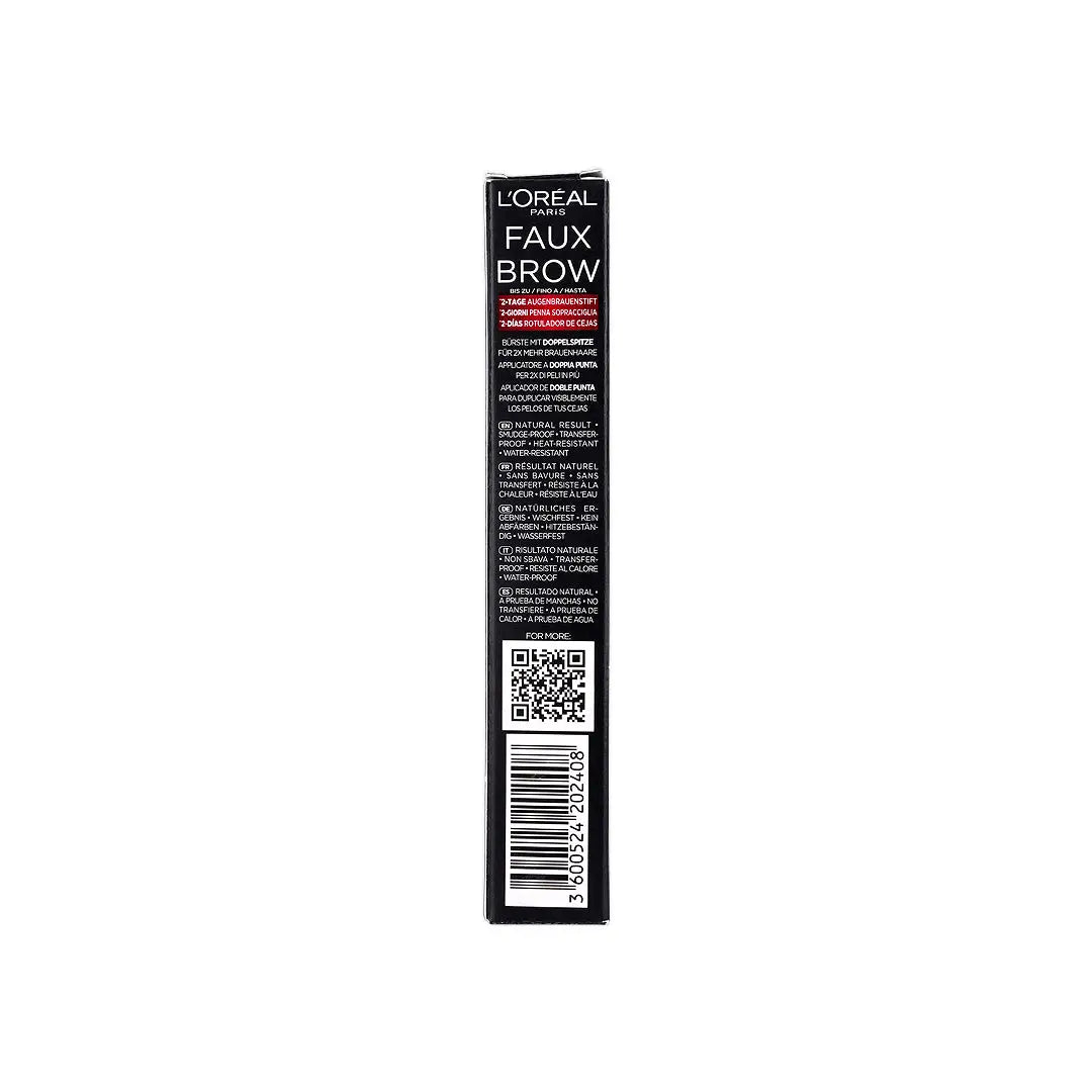 57798-L’Oréal Infallible Faux Brow Pencil-Soft Black +6