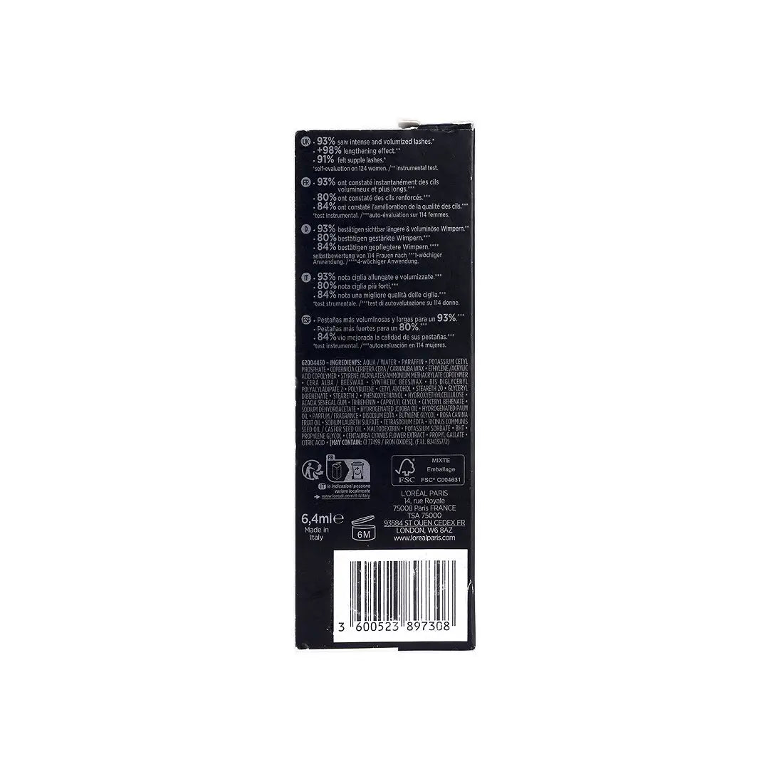 57801-L’Oréal Mascara Lash Paradise-Intense Black +7