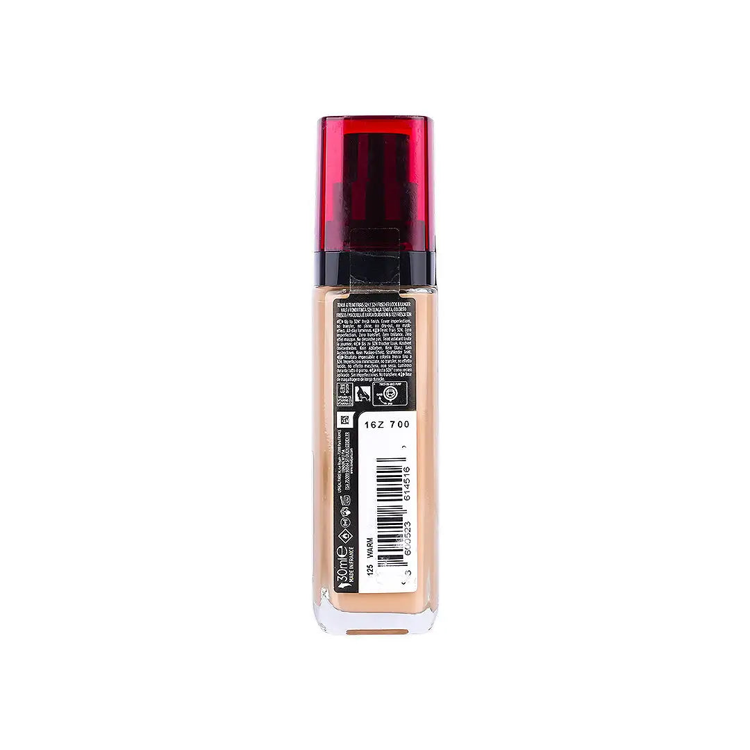 57807-L’Oréal Infaillible 32H Fresh Wear Foundation 125 – Warm +3