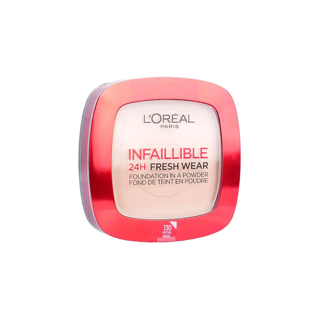 57825-L’Oréal Infaillible 24H Fresh Wear Powder 130 - Neutral +4