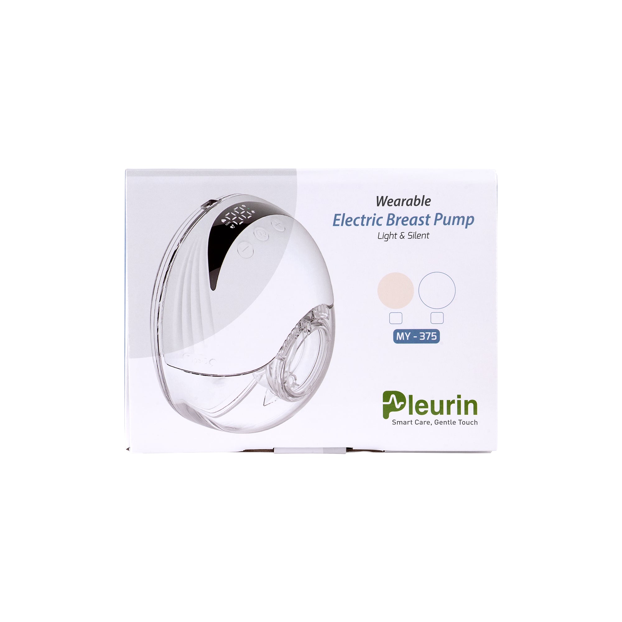 57836-Pleurin Wearable Electric Breast Pump MY-375-White +3