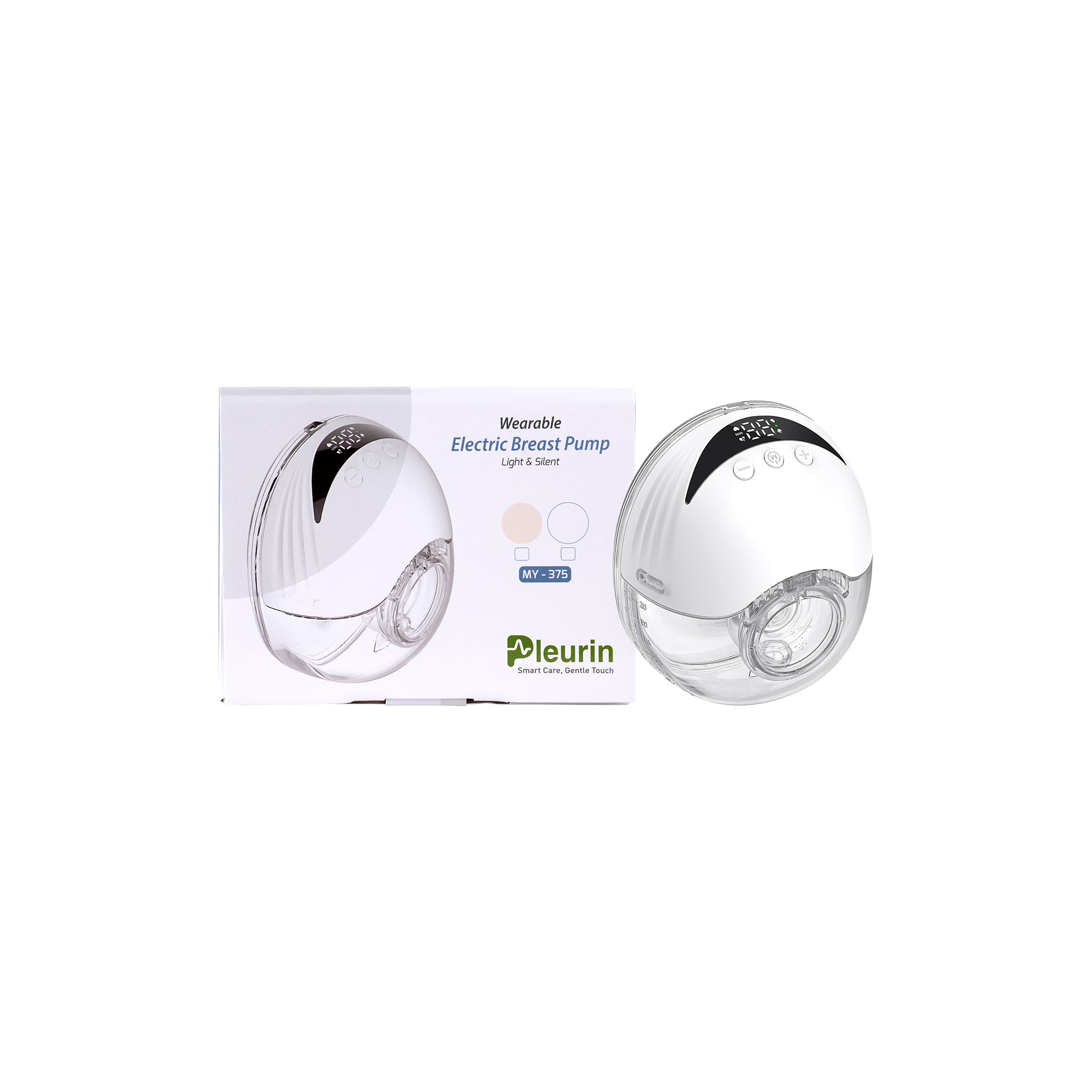57836-Pleurin Wearable Electric Breast Pump MY-375-White