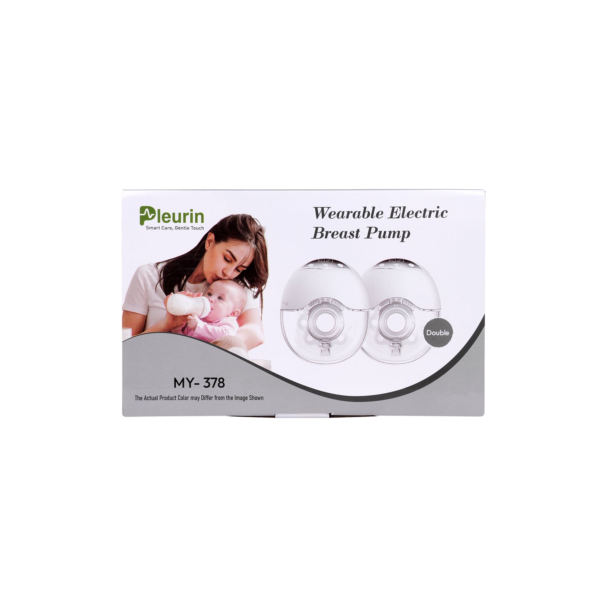 57837-Pleurin Wearable Electronic Double Breast Pump MY-378 +1
