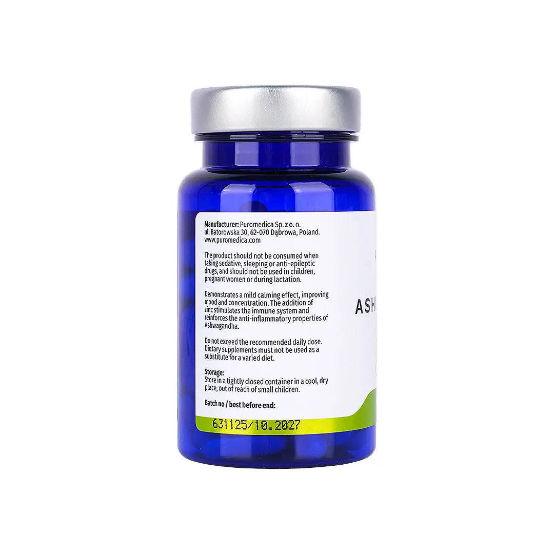 57842-Puromedica Ashwagandha Day 60 Capsules +1
